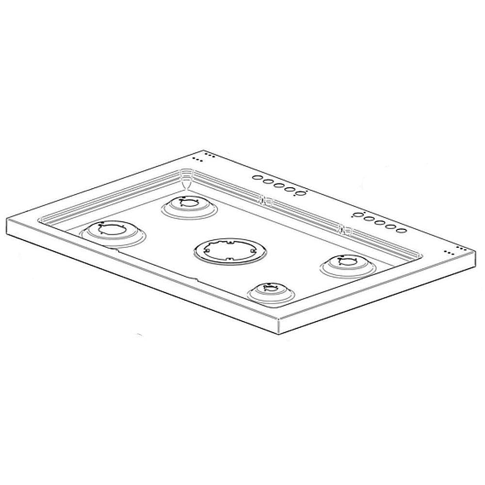 Part #200432, Bertazzoni Work Table M3W0 Exp.inox A40