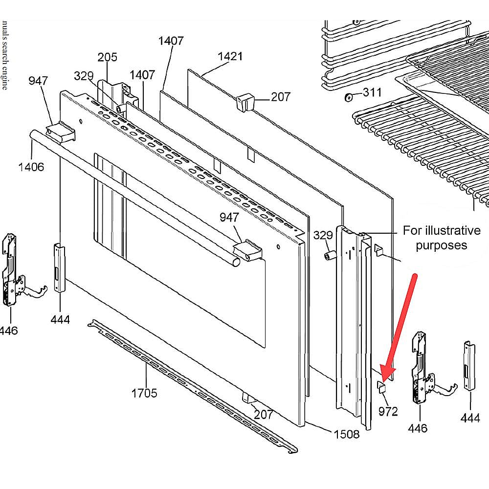 Part #202360, Bertazzoni Work Table Fixing