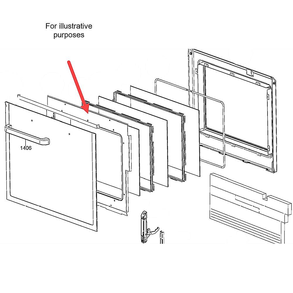 Part #202859, Bertazzoni Glasswool Insulation