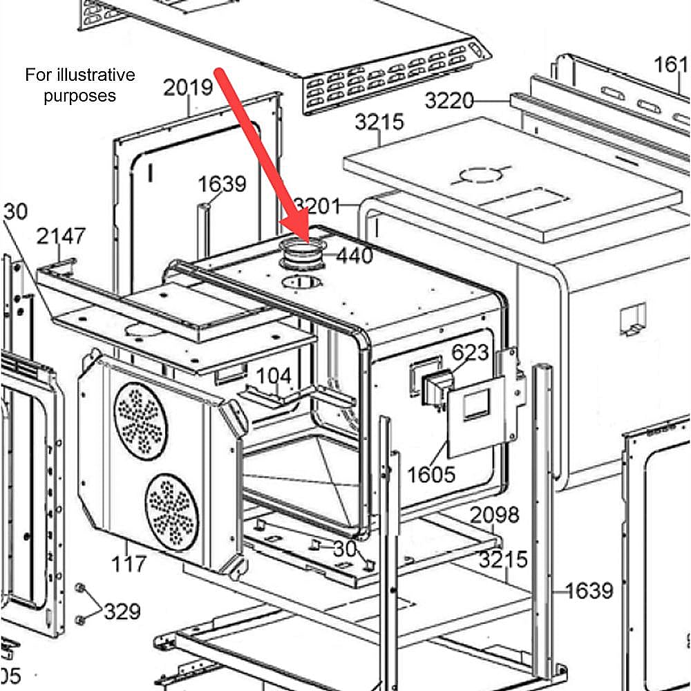 Part #402167, Bertazzoni Catalyst