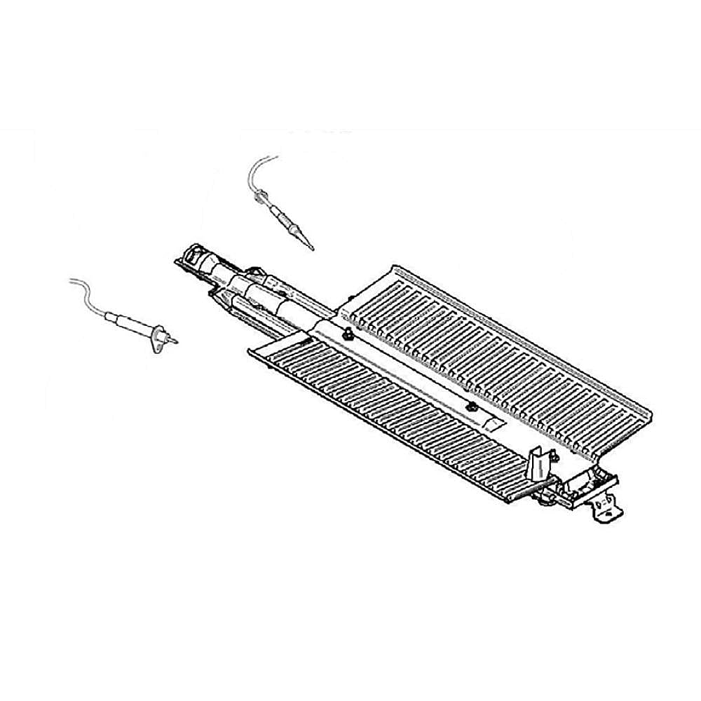 Part #504215, Bertazzoni Burner + Spark Plug + Thermo