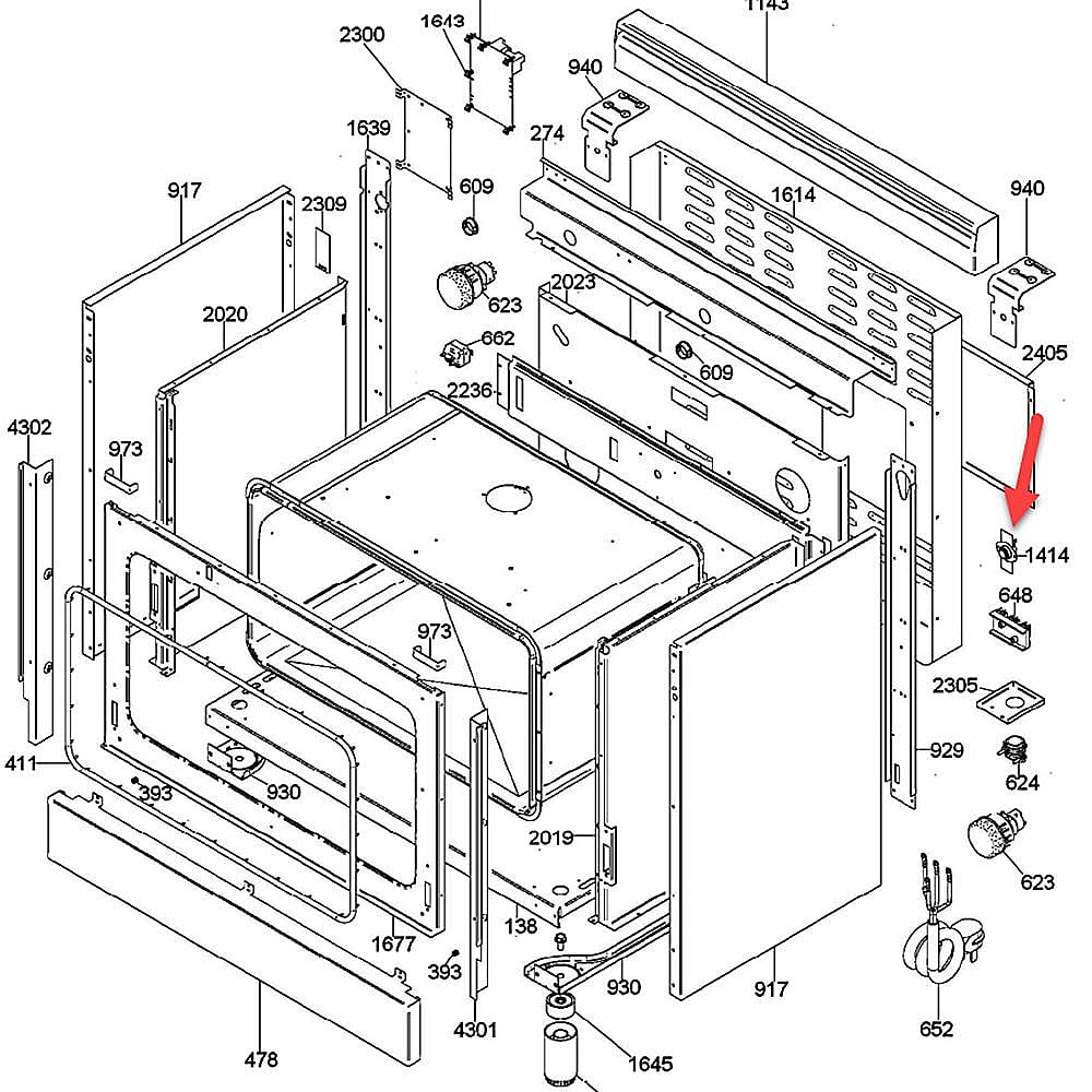 Part #602050, Bertazzoni Thermoswitch