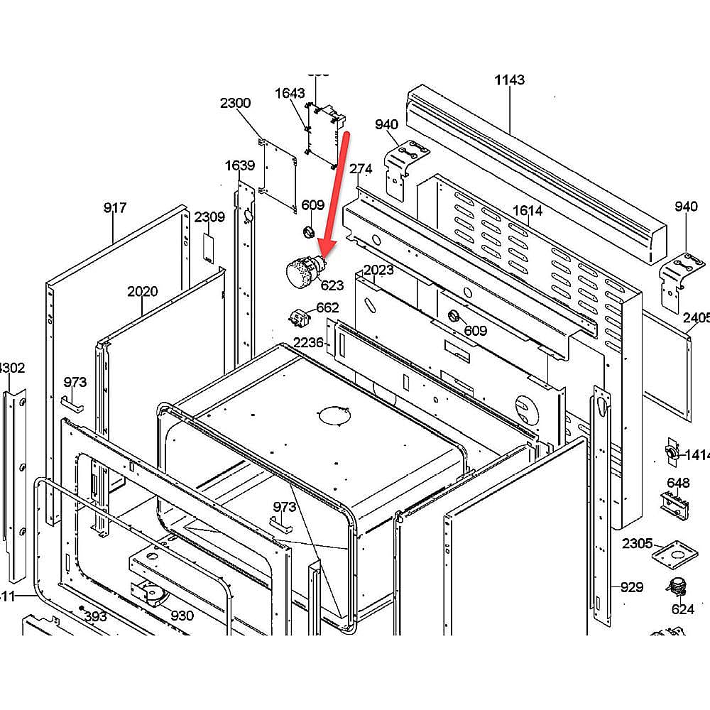 Photo of Part #608048, Bertazzoni Oven Bulb With Holder from Repair Parts Direct
