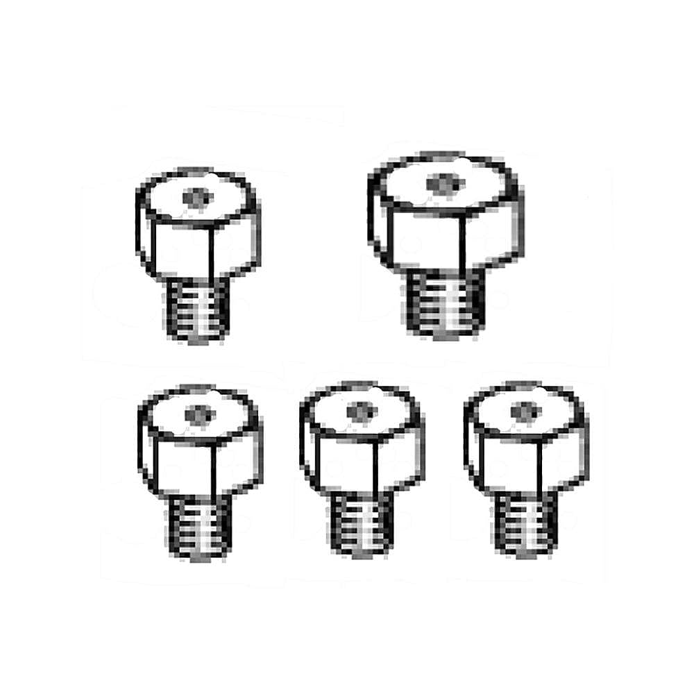 Part #910696, Bertazzoni Kit Nozzles G31/27, 5