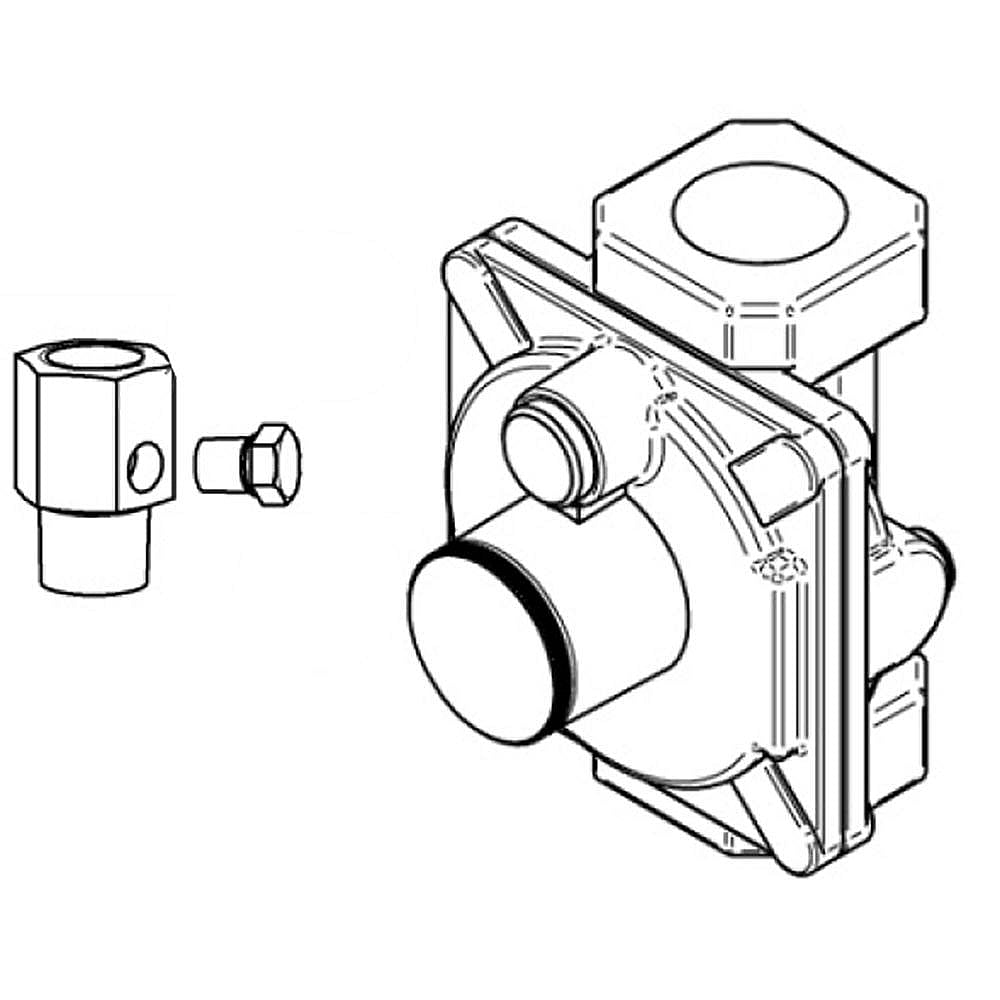 Part #910764, Bertazzoni Pressure Regulator