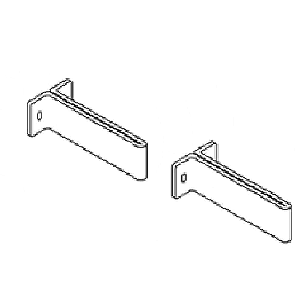 Photo of GE Part #910808, Berazzoni Ran Anti-Tip Bracket Set from Repair Parts Direct