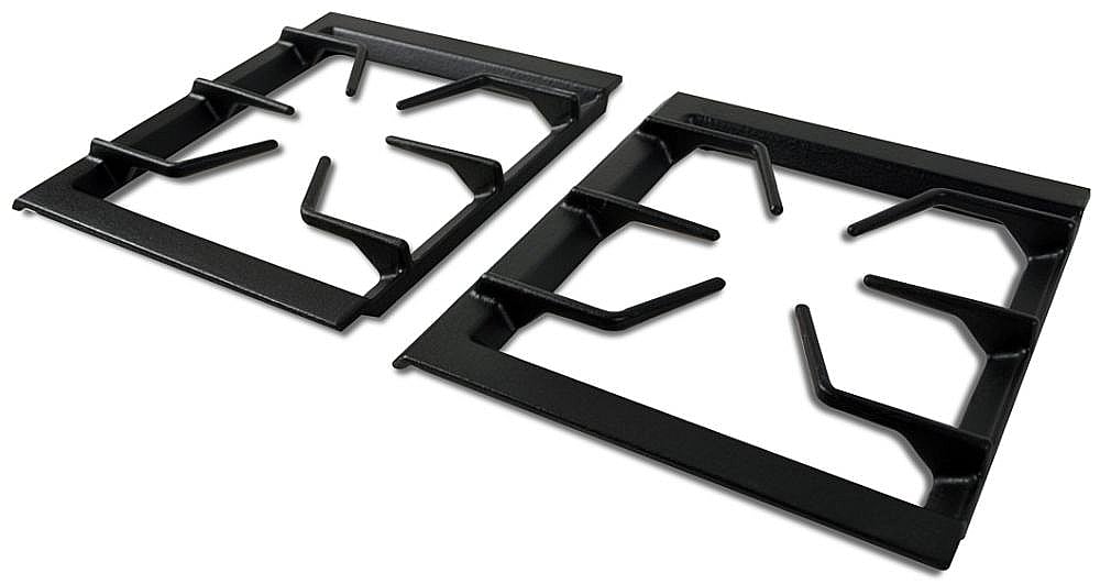 Part #12001481, Range Surface Burner Grate Set (Replaces 71001058, 71001757) / 16.07 x 2.82 x 13.50