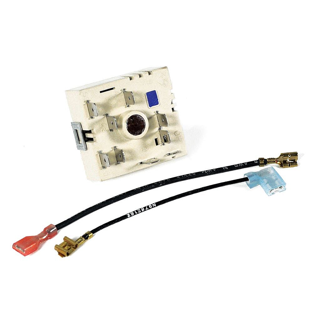 Part #12002125, Range Dual Surface Element Control Switch (Replaces 74007715, 74007896, Y12002052, Y74007711) / 5.32 x 2.25 x 2.12