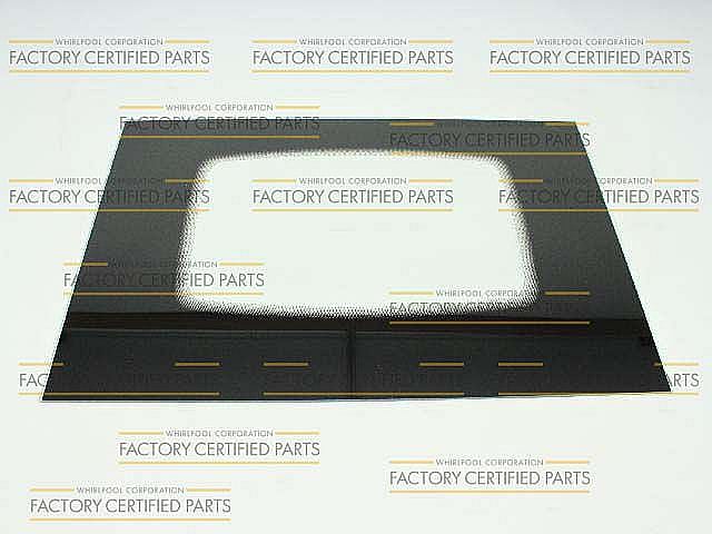 Photo of Range Oven Door Outer Panel (Black) from Repair Parts Direct