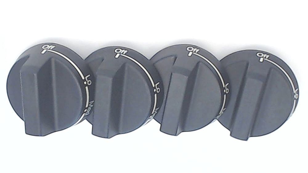 Part #12002703, Range Surface Burner Knob Set / 4.00 x 4.00 x 1.00