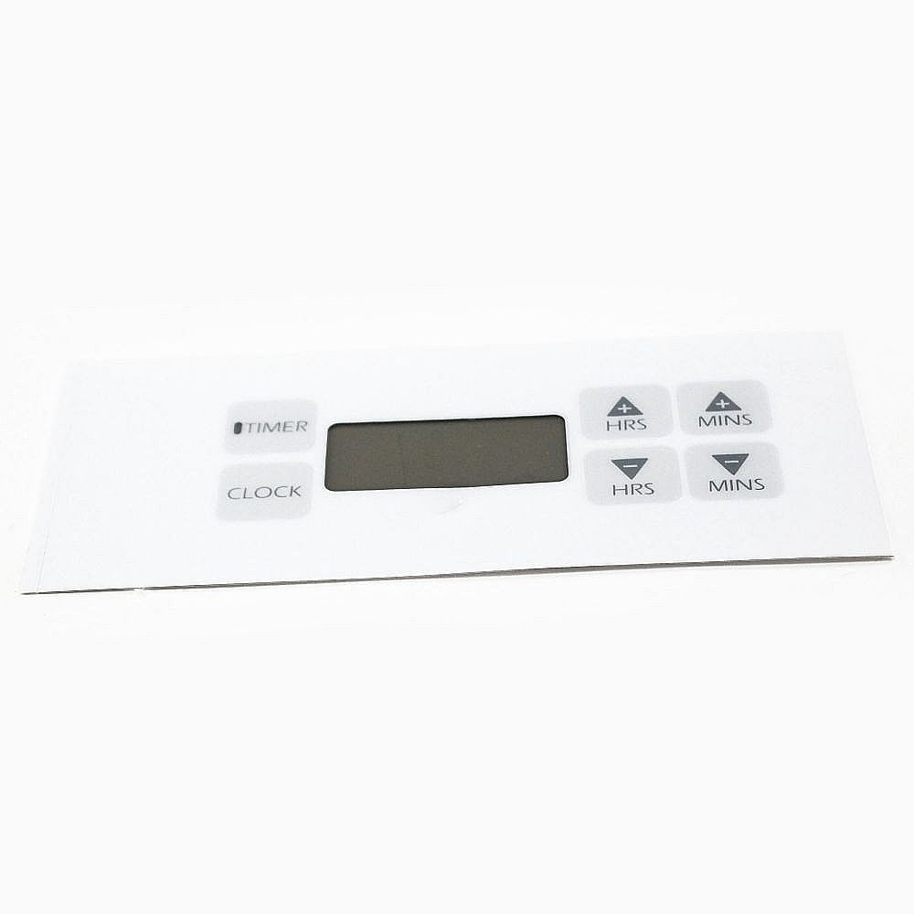 Part #wp31777902W, Range Control Panel Overlay (White) | 7.00 x 4.30 x 3.30