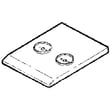 Escutcheon for Jenn-Air JED7430AAB - Part 705189