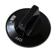 Range Surface Burner Knob (black) for Magic Chef CGL1120ADH - Part 74003297