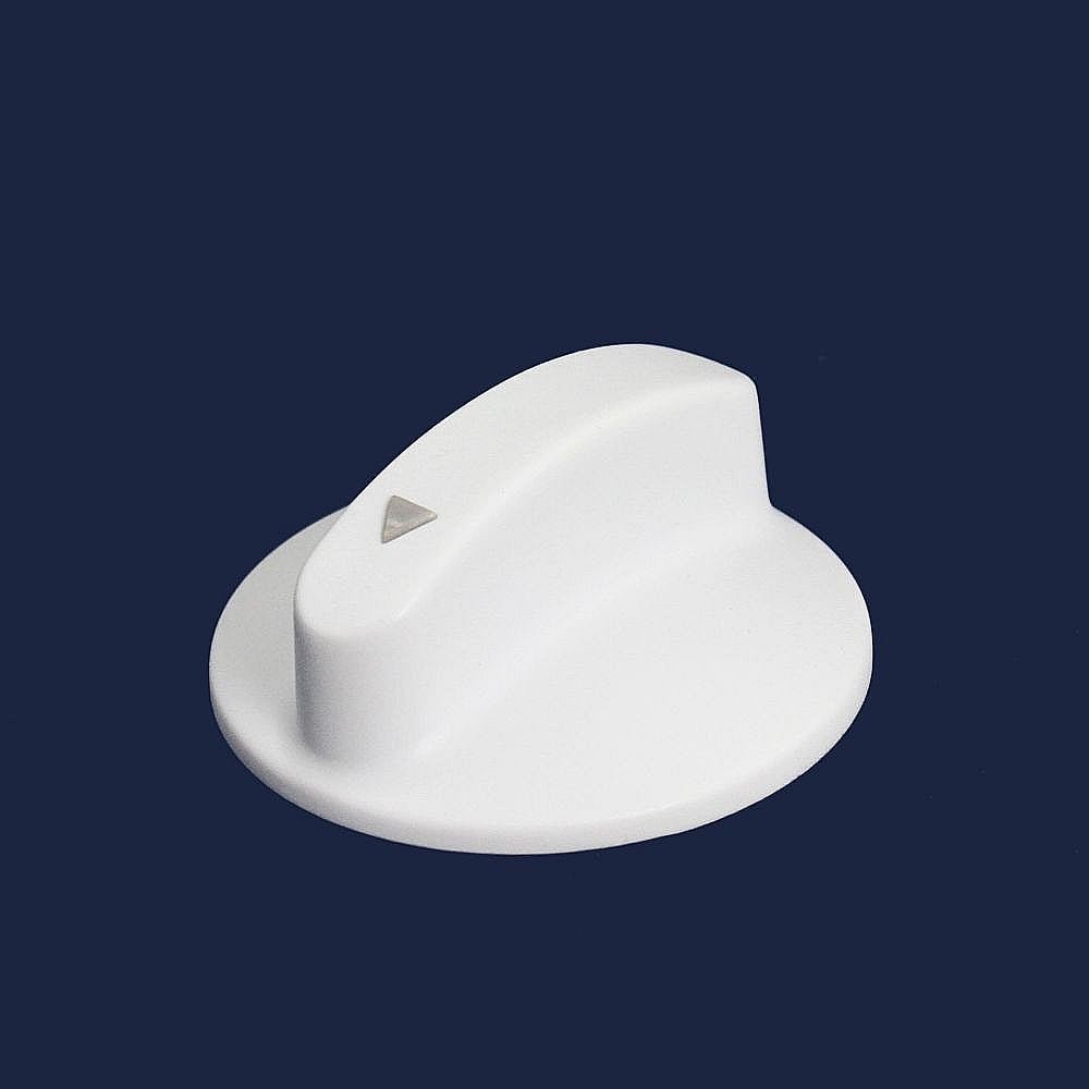 Part #wp74003611, Range Surface Burner Knob (White) / 2.00 x 2.00 x 0.62