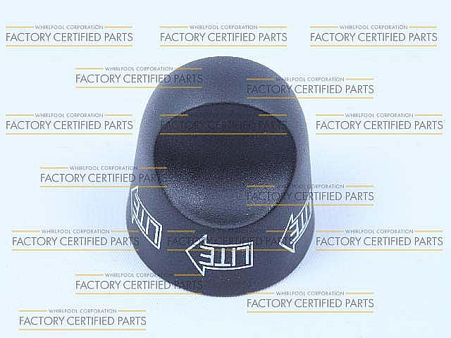 Part #74003944, Range Surface Burner Knob (Replaces 7739P117-60) / 1.62 x 1.62 x 1.50