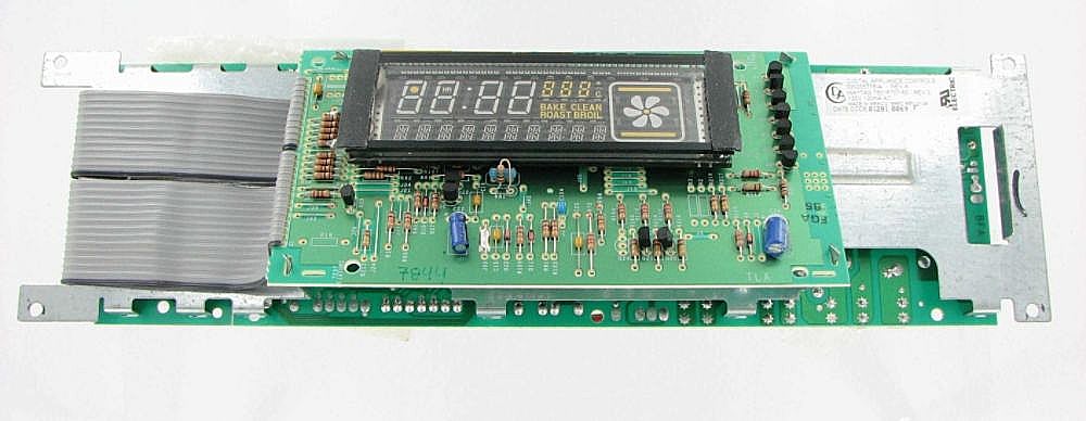 Photo of GE Part #wp74007226R, Whirlpool Ran Oven Control Board And Clock | 14.00 x 6.00 x 4.00 from Repair Parts Direct
