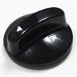 Range Surface Burner Knob (black) for Amana ALZ8590ADB - Part 74007362