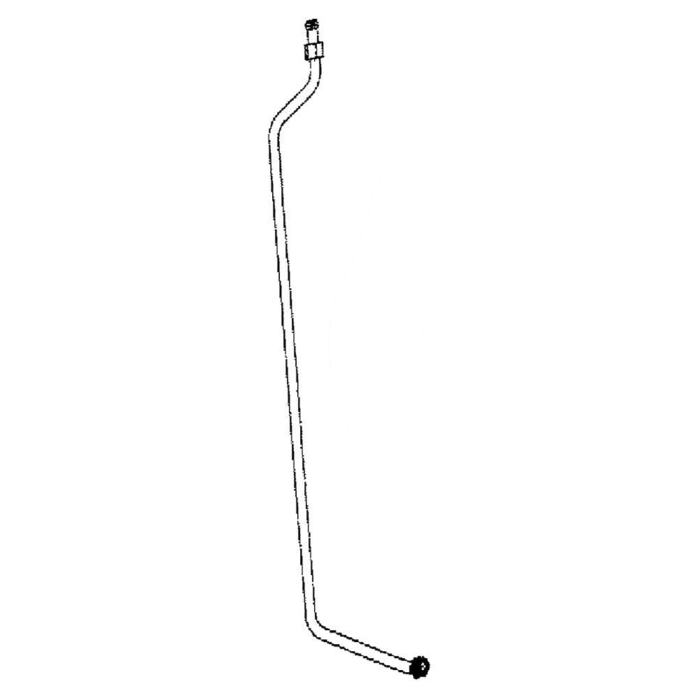 Part #74008830, Range Broil Burner Gas Supply Tube / 19.60 x 6.20 x 0.10