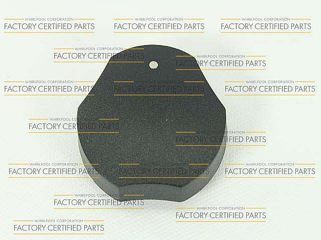 Part #wp74009592, Cooktop Element Control Knob / 2.00 x 2.00 x 0.50