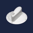 Cooktop Burner Knob (White)