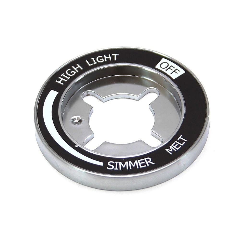 Part #7740P168-60, Range Surface Burner Knob Bezel / 3.00 x 3.00 x 0.38
