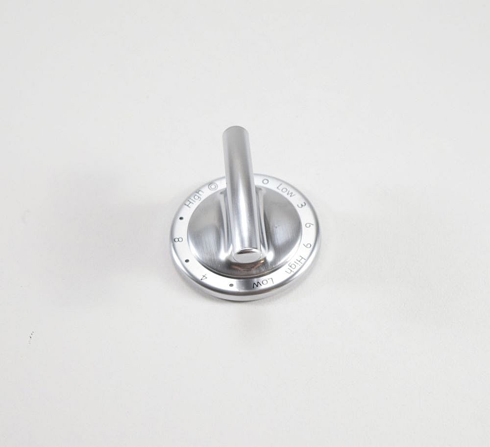 Photo of GE Part #wp74011550, Ran Surface Burner Knob | 2.00 x 2.00 x 1.12 from Repair Parts Direct