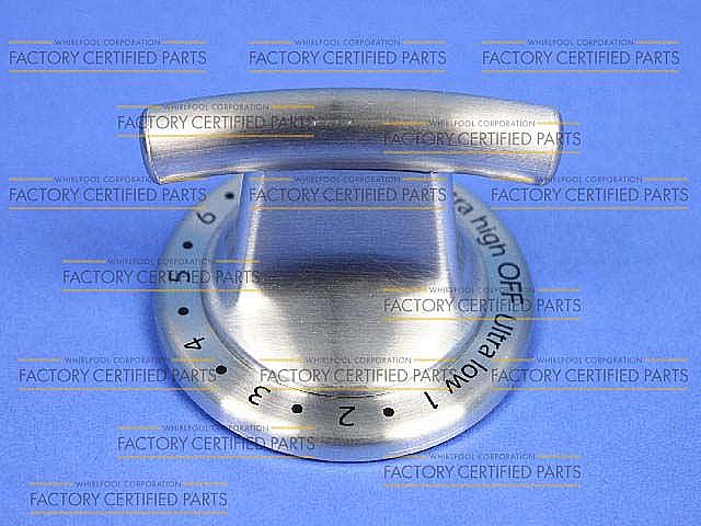 Photo of GE Part #wp74011579, Ran Surface Burner Knob | 2.00 x 2.00 x 1.12 from Repair Parts Direct