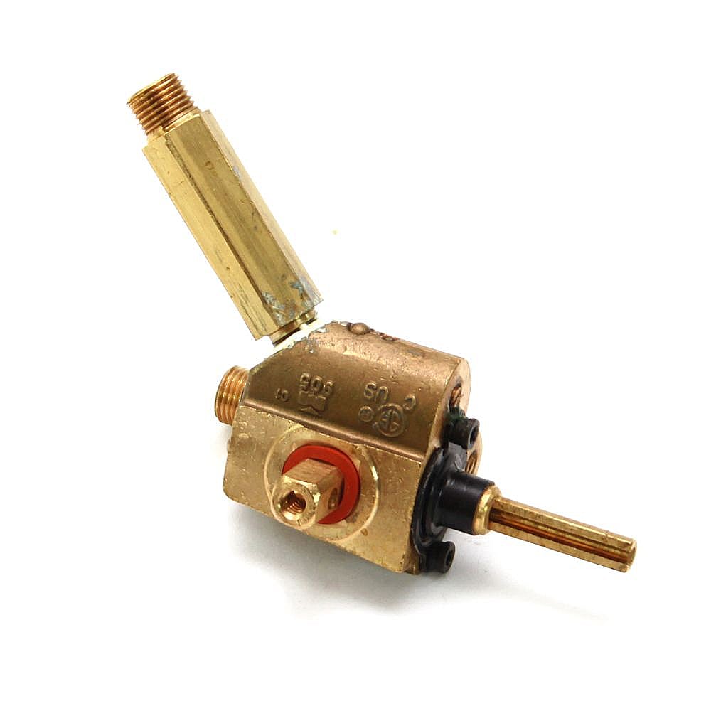 Part #wp74011649, Range Surface Dual Burner Valve / 4.50 x 4.75 x 3.63