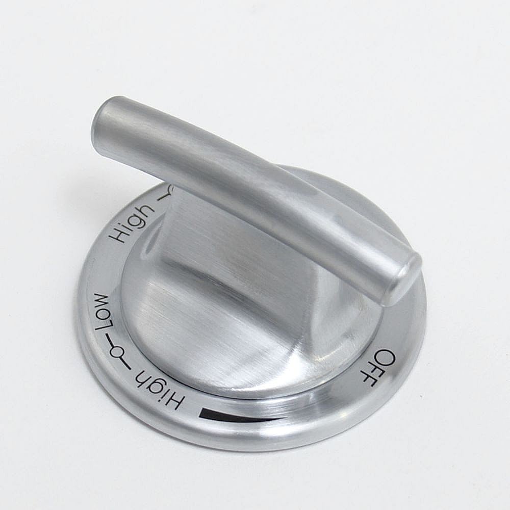 Photo of GE Part #wp74011665, Ran Surface Burner Knob | 2.00 x 2.00 x 1.25 from Repair Parts Direct