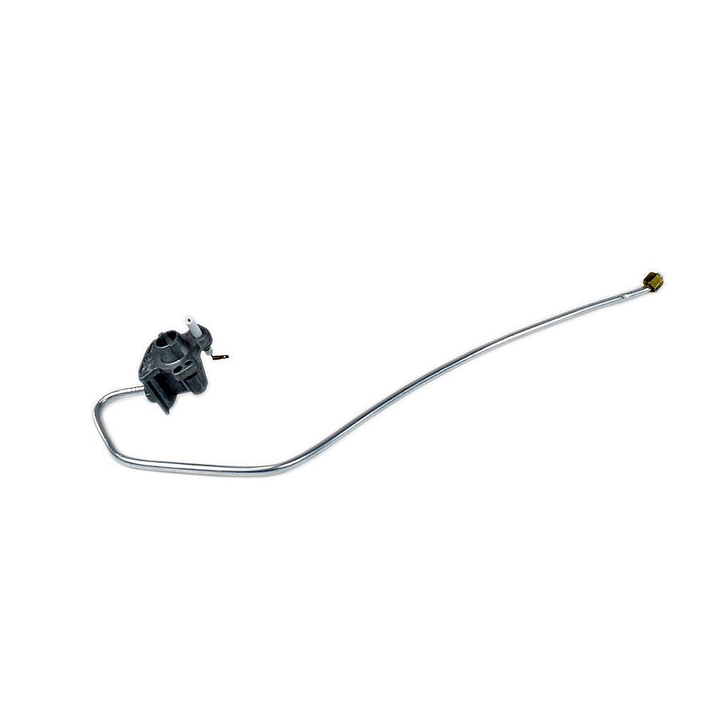 Part #wp7527P100-60, Range Surface Burner Igniter And Orifice Holder, Left Rear / 15.25 x 5.25 x 5.75