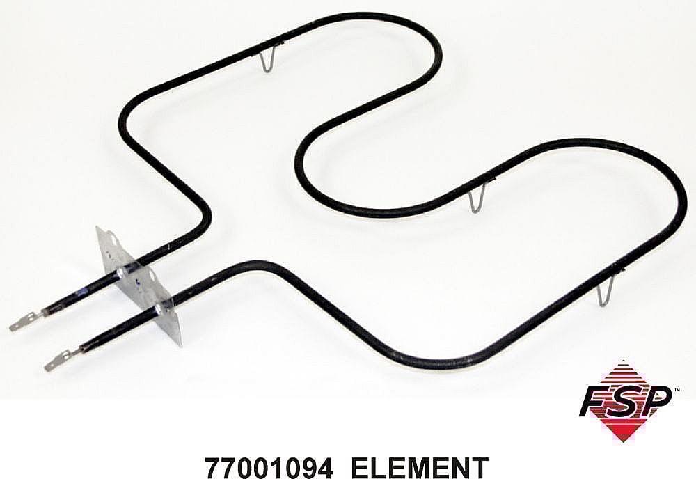 Part #wp77001094, Range Bake Element (Replaces 77001094) / 16.57 x 2.82 x 17.19