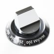 Range Oven Temperature Knob (stainless) for Magic Chef 31FG-92KLX-ON - Part 7711P154-60