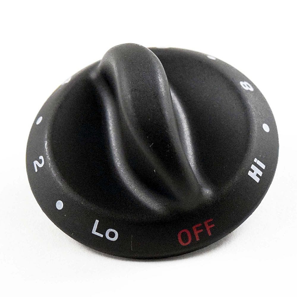 Photo of GE Part #wp7737P193-60, Ran Surface Burner Knob | 1.50 x 1.50 x 0.75 from Repair Parts Direct