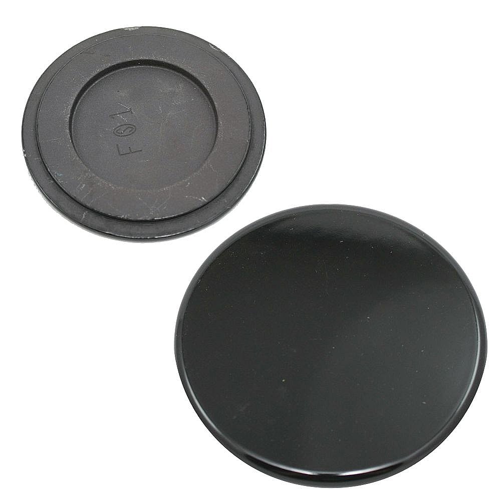 Part #wpw10154101, Range Surface Burner Cap, Right Front / 14.00 x 4.00 x 0.12