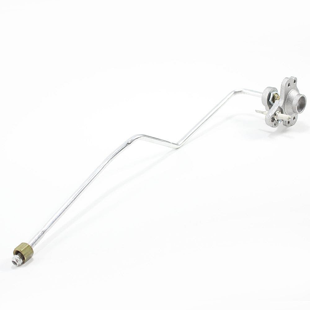 Part #w10154209, Range Surface Burner Tube And Orifice, Left Front And Right Rear / 14.25 x 3.50 x 2.62