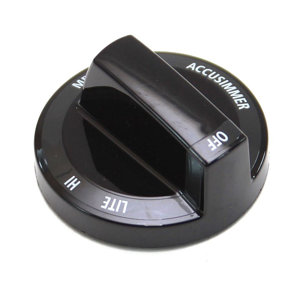 Whirlpool Part #w10177201, Range Surface Burner Knob | 2.06 x 2.06 x 1.12