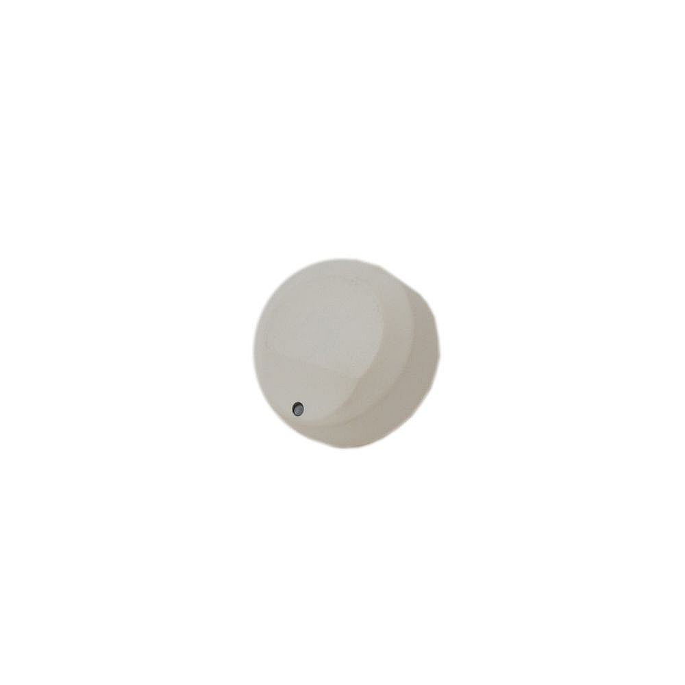 Part #wp74001300, Cooktop Burner Knob (White) / 2.00 x 2.00 x 1.50