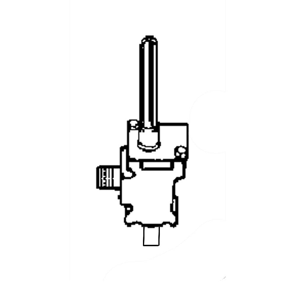 Part #wp74006156, Cooktop Burner Valve | 3.25 x 1.12 x 0.78