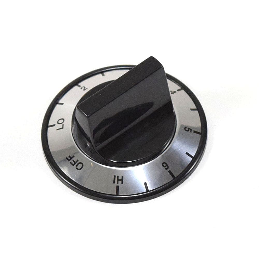 Part #wpy0310526, Range Surface Burner Knob | 2.25 x 2.25 x 1.00