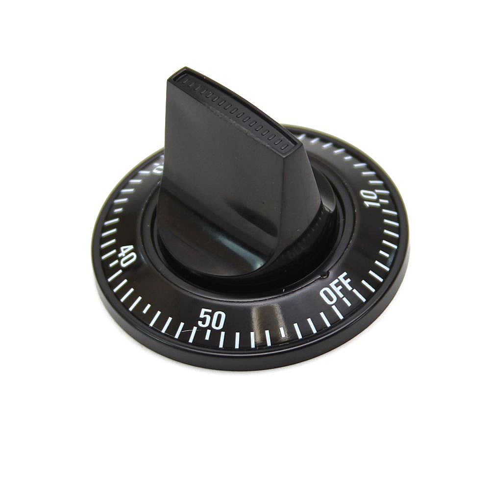 Part #wpy703663, Range Clock Timer Knob (Black) / 2.00 x 2.00 x 1.25