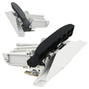 Dishwasher Door Latch and Handle Assembly (Black)