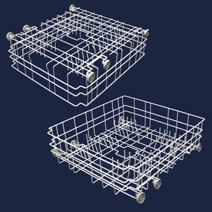 Dishwasher Dishrack, Lower (replaces 99002199, 99002387, 99002396, 99002459) W10139223