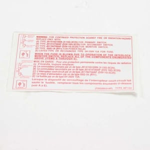 Panasonic Panasonic Label F00339V30AP