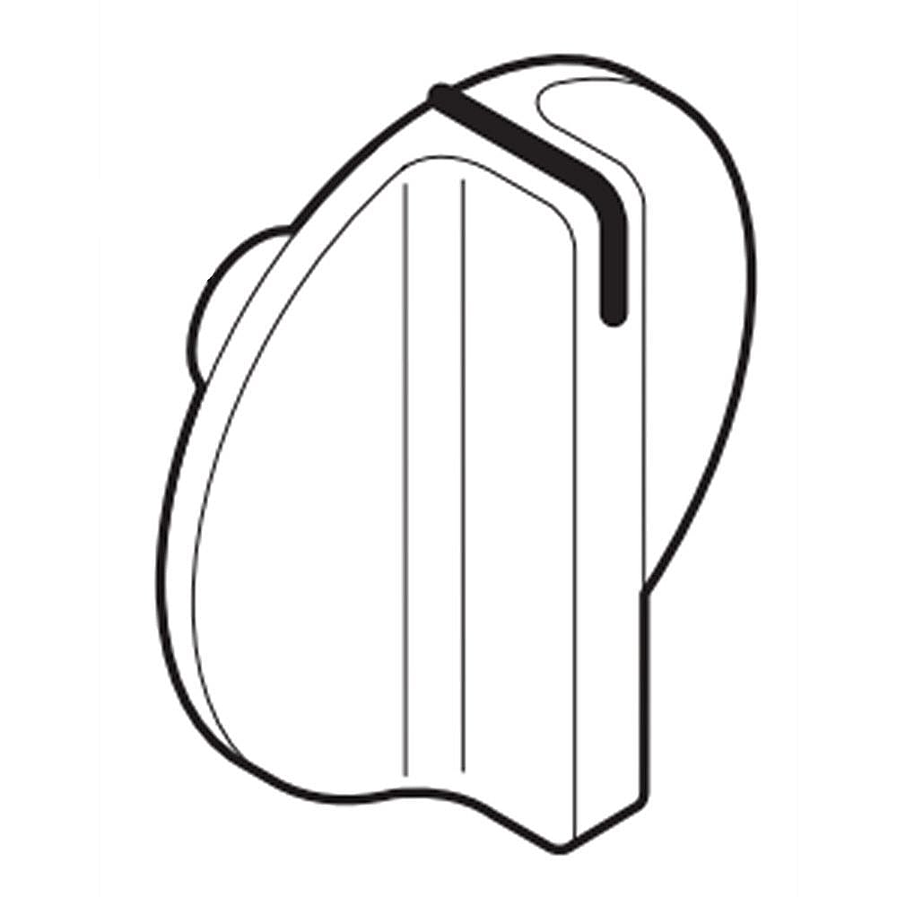 Kenmore Part #154338304, Knob | 2.10 x 2.05 x 1.35