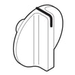 Knob for Kenmore 58714012400 - Part 154338304