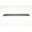 Dishwasher Control Panel Overlay (black) for Frigidaire GLDB954BS1 - Part 154445003