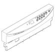Dishwasher Control Panel (white) for Frigidaire GLD2160SCC0 - Part 154486001