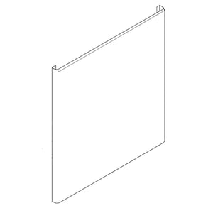 Dishwasher Door Outer Panel Assembly (white) 154597901