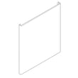 Dishwasher Door Outer Panel Assembly (white) for Frigidaire LFBD2409LB0A - Part 154597901