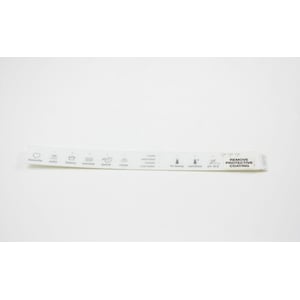 Dishwasher Control Panel Overlay (white) 154621401